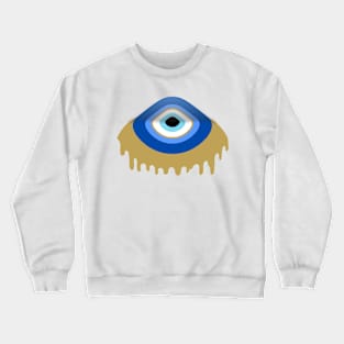 Mal de Ojo - Evil Eye Drip Crewneck Sweatshirt